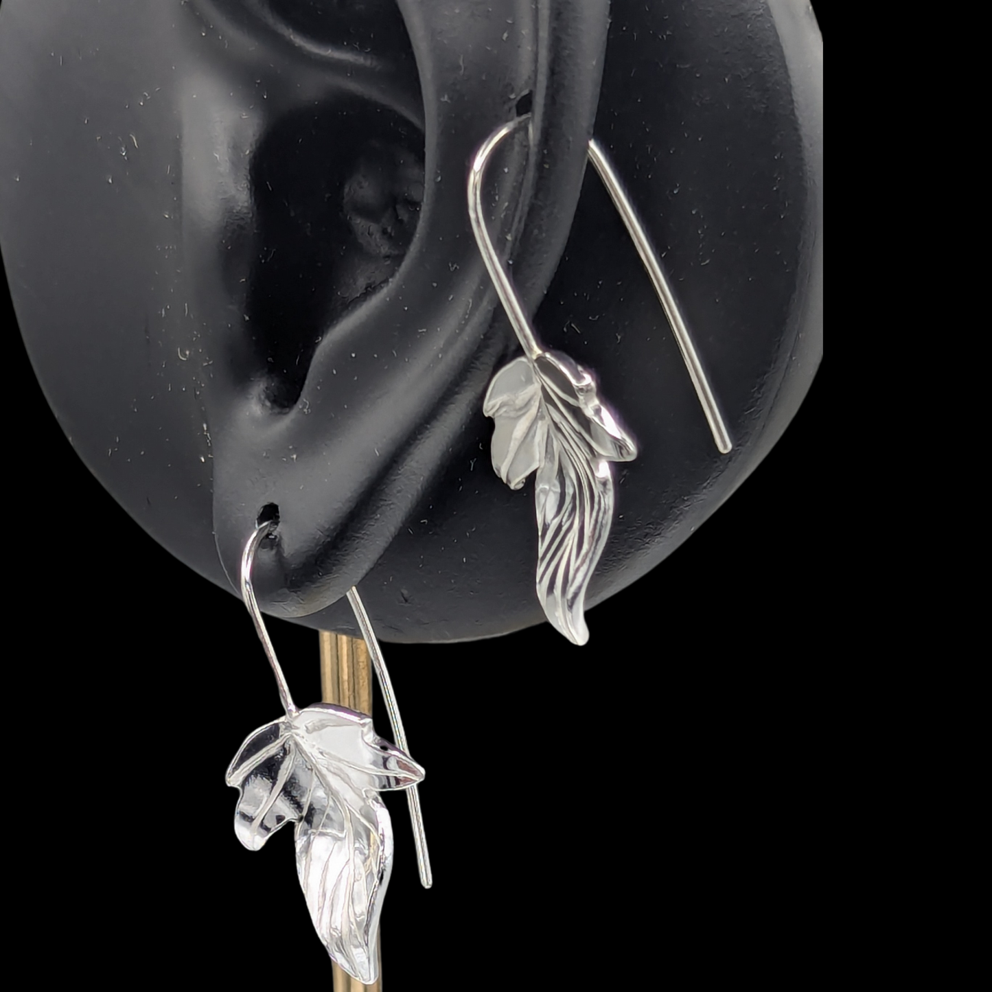 Ivy Leaf Earrings - Sterling Silver