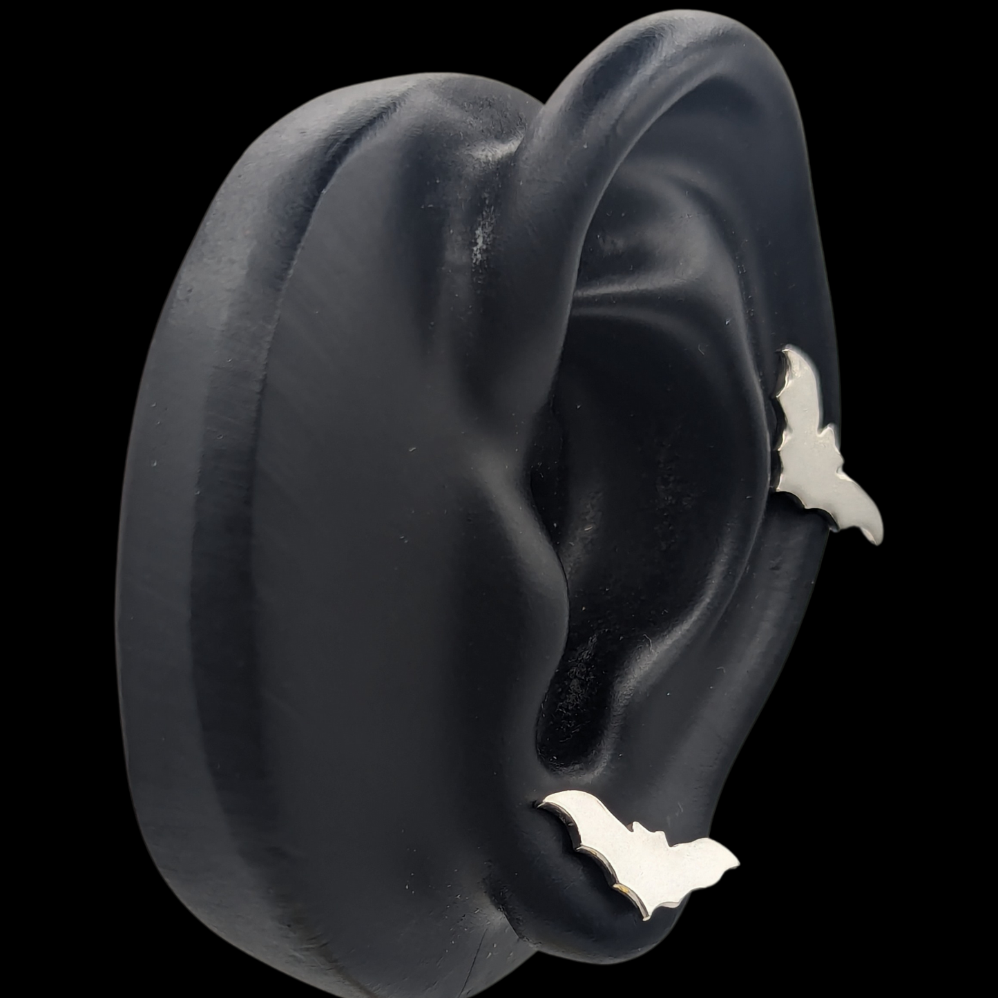 Bat stud earrings