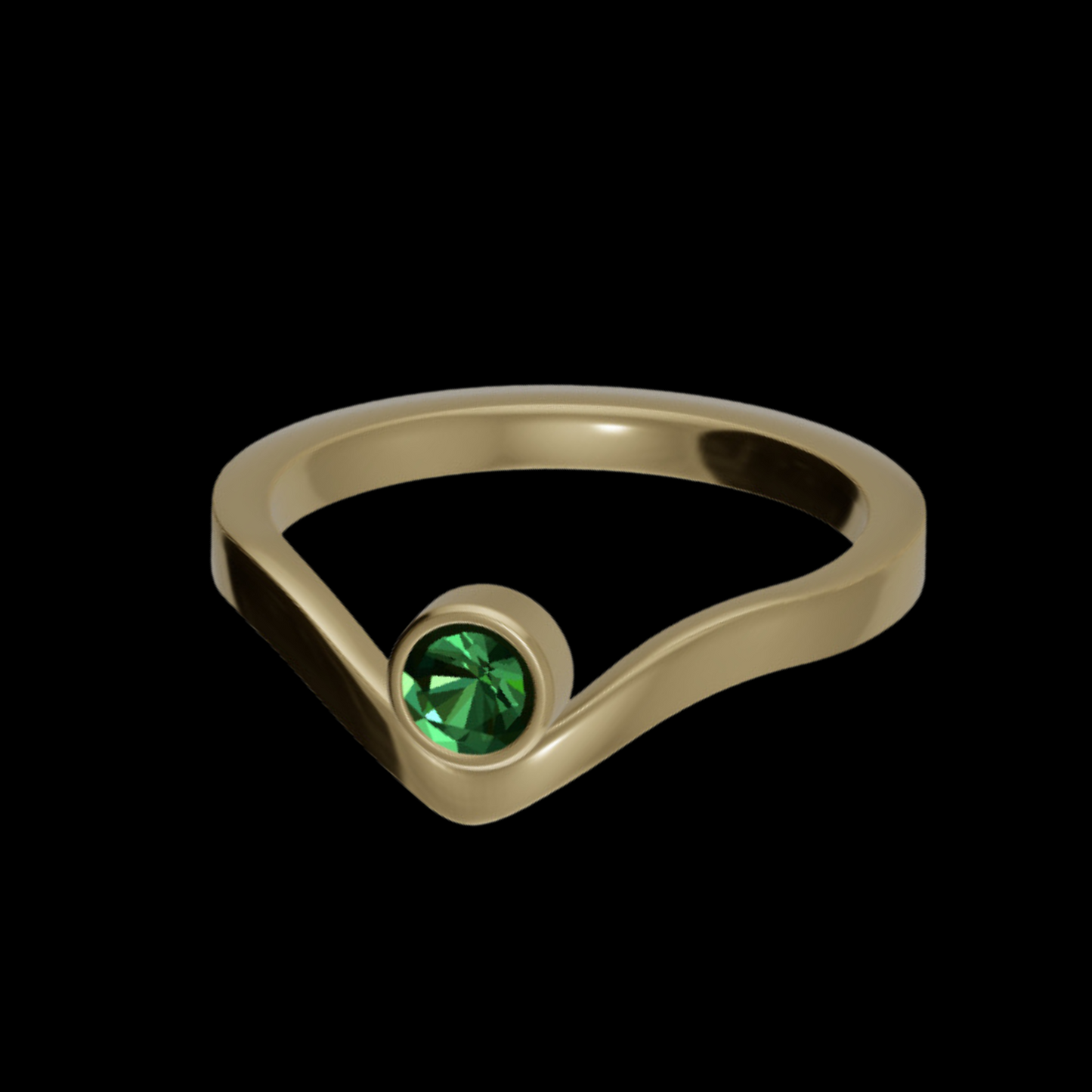 May Birthstone Ring