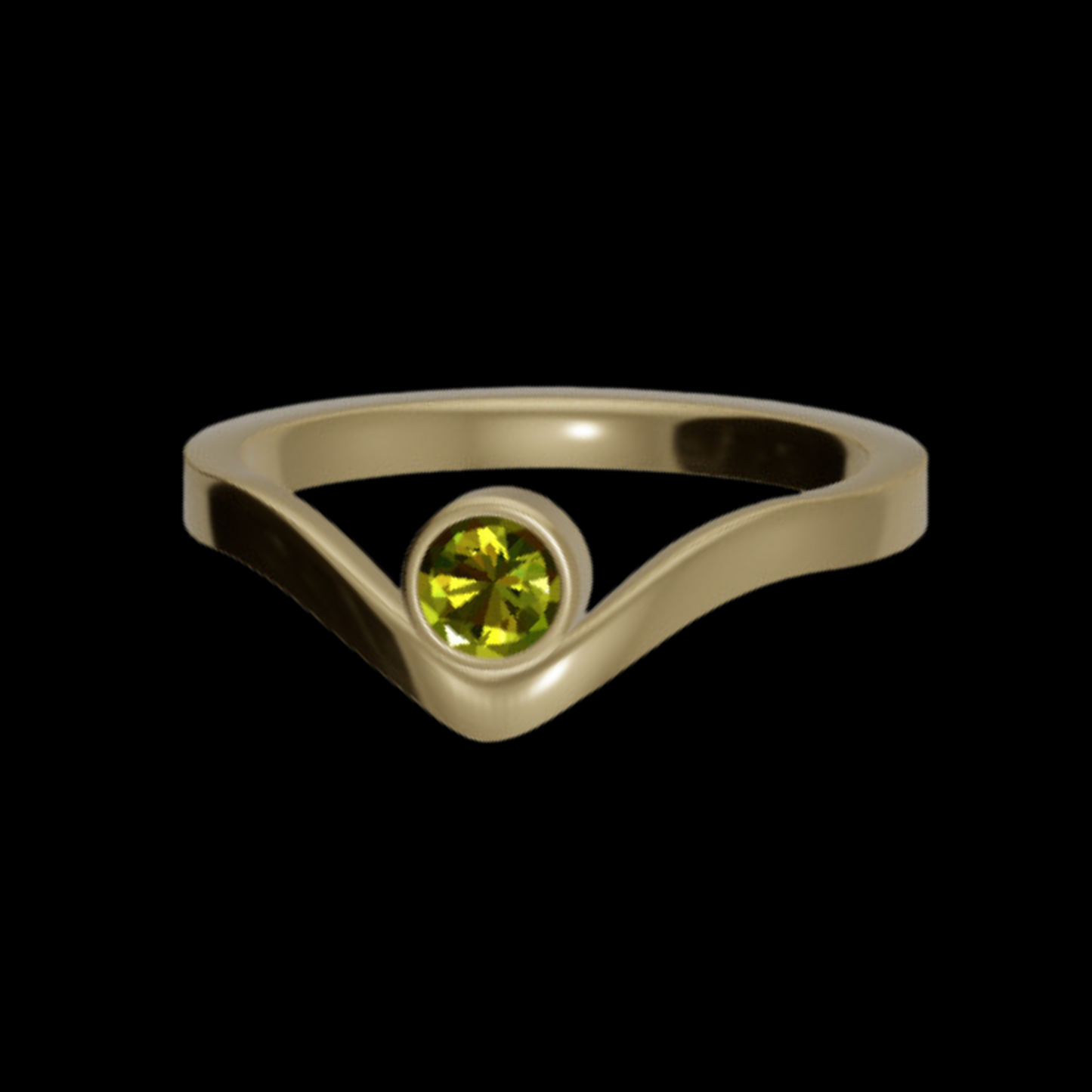 August Birthstone Ring