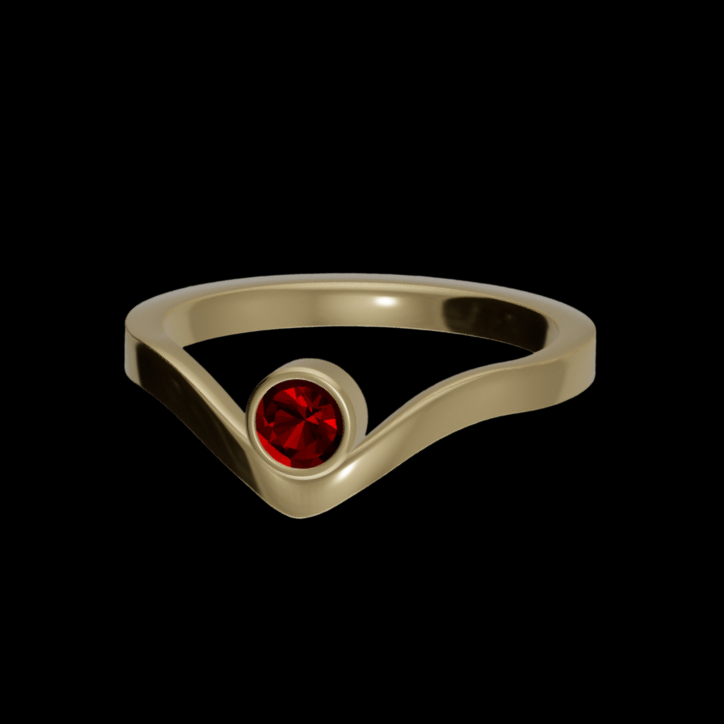 January Birthstone Ring