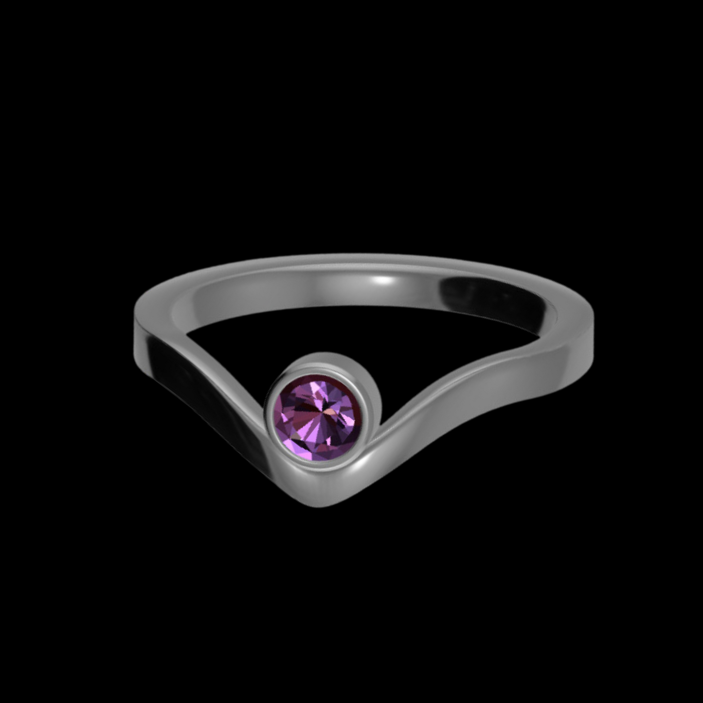 February Birthstone Ring