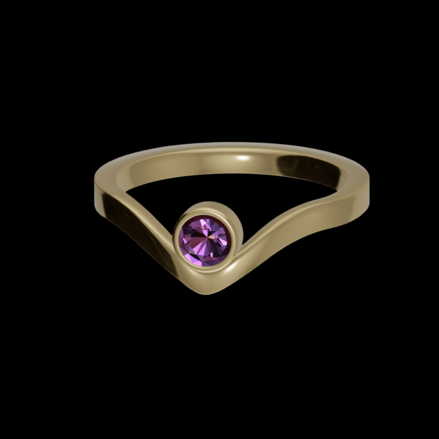 February Birthstone Ring