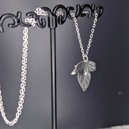 Ivy Leaf Necklace- Sterling Silver