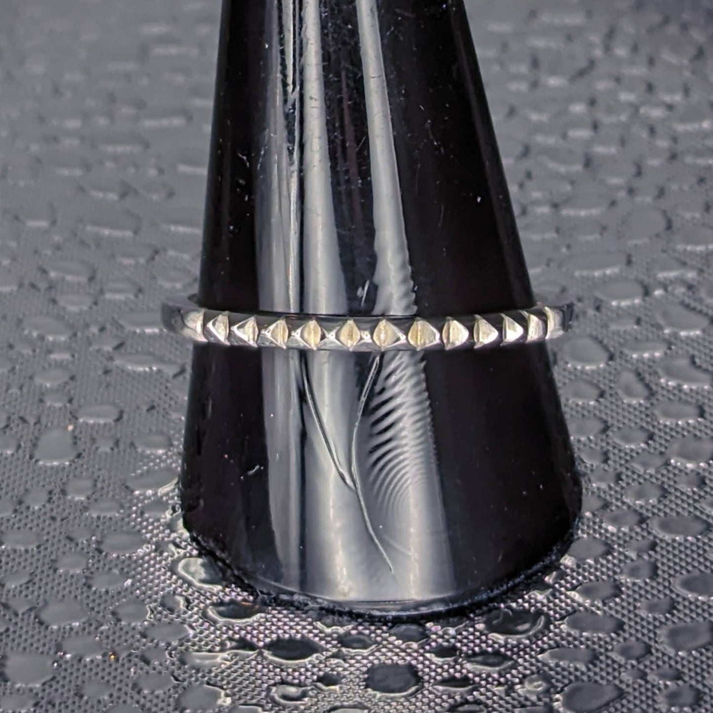 Pyramid Ring - Sterling Silver