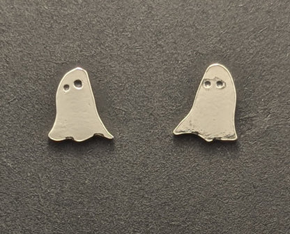 Ghosts - Sterling Silver Stud Earrings