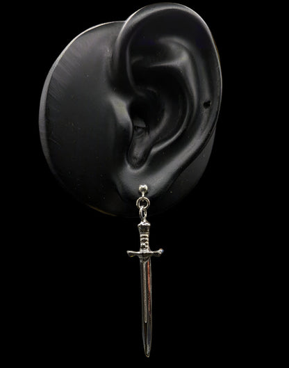 Sword Earrings - Sterling silver