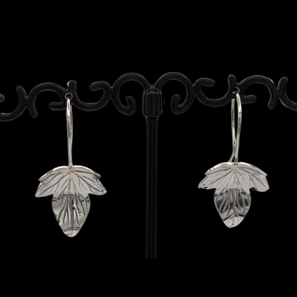 Ivy Leaf Earrings - Sterling Silver