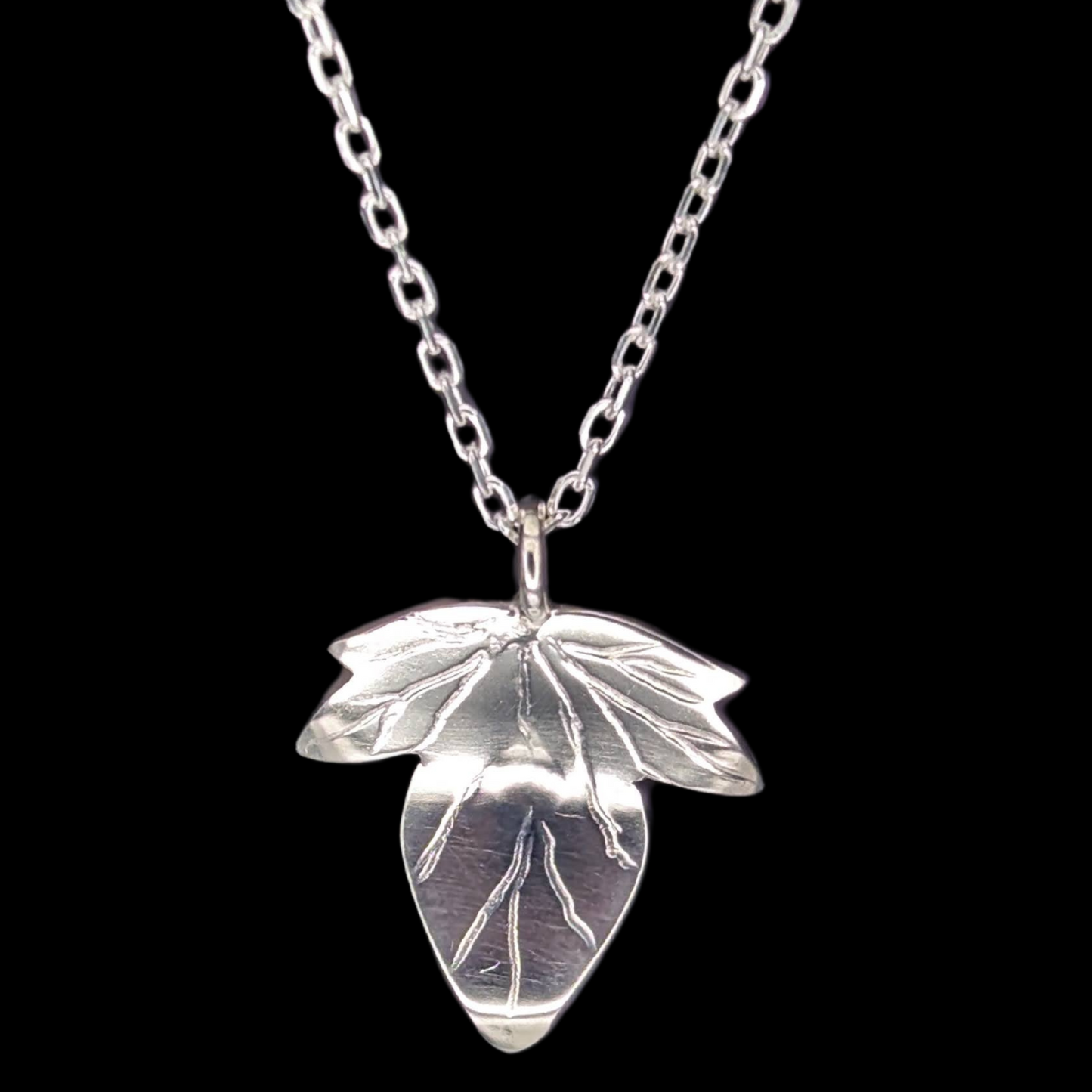 Ivy Leaf Necklace- Sterling Silver